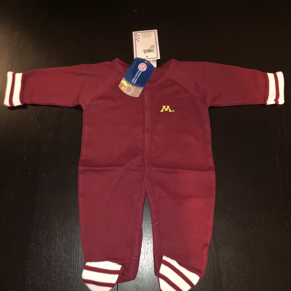 University of Minnesota Baby Onezie Size 12M